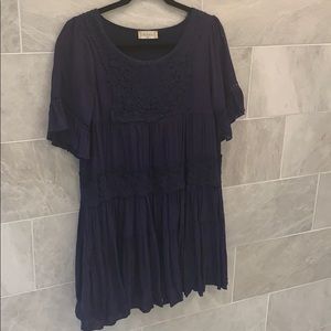 Altar’d State Navy Blue Dress